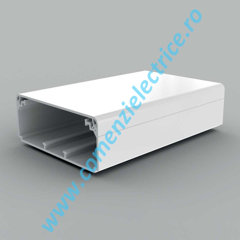 Canal cablu PVC+capac,100x40,alb Kopos 